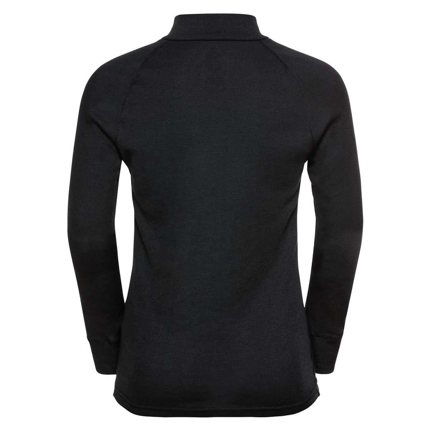 Odlo Unisex dziecięca bluza Bl Top Turtle Neck L/S Active Warm Eco Kids czarny czarny 152