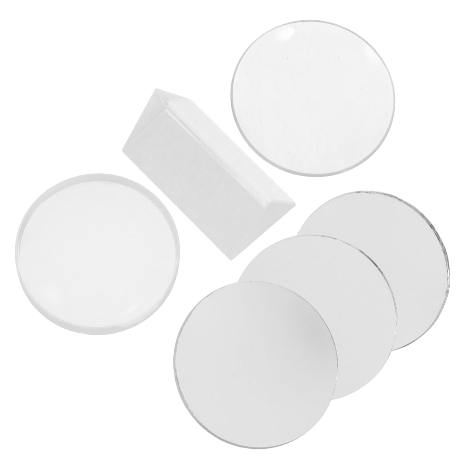 ROMISBABA 6pc Science Optics Kit Physics Demonstration Tools Lenses for Physical Optical Experiment