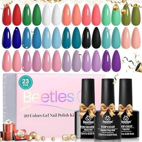 Beetles 20-Color Gel Nail Polish Set Cover
