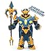 Gormiti, Figurine Deluxe Articulée 12 cm, VOIDUS, Arme, Effet Lumineux électronique, PIles incluses, Jouet pour Enfants dès 4 Ans, GRM023