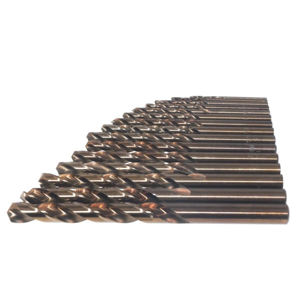 15 Pz 1.5-10mm M35 HSS Co Punte Da Trapano In Acciaio Ad Alta Velocità Set Lavorazione Del Legno In Metallo Codolo Cilindrico Punta Da Trapano Utensili Elettrici