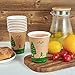ECOLipak 240 Count 12 oz Compostable Paper Cups, Biodegradable Disposable Paper Coffee Cups with PLA Lined, Eco-friendly Hot Paper Cups for Party, Picnic,Travel,and Events 3