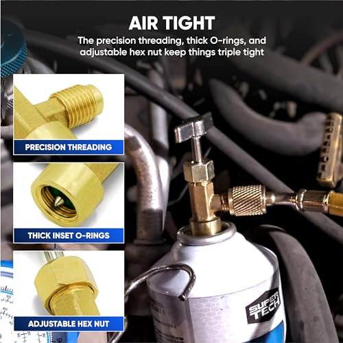 image for Lu-Hawk R134A Adapter Fitting Kit (Lu-Hawk R134A Self-Sealing, and Sin