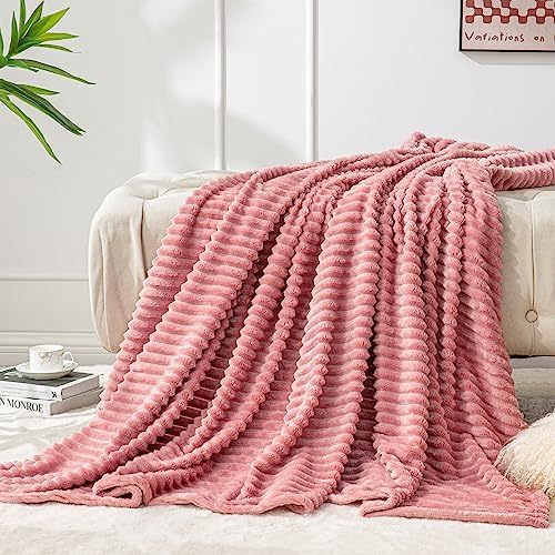 inhand Blue Throw Blanket for Couch, Super Soft Cozy Warm