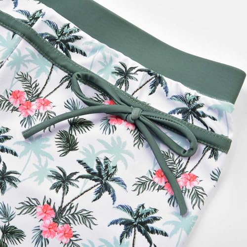 Image of JerrisApparel Little Girls' Summer Two Piece Boyshort Tankini Kids Swimsuit