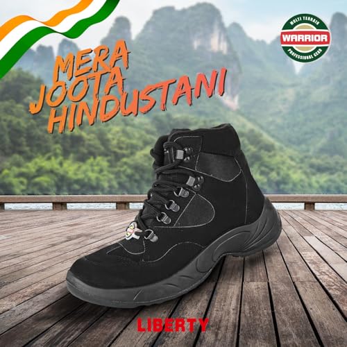 Image of Liberty mens Warrior Mountain Trekker Boot Liberty Warrior Mountain Trekking Boots for Men, Light Weight, Black