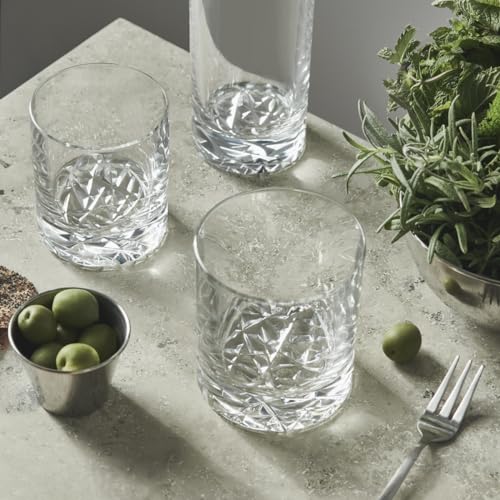 Verre cristal Orrefors Carat Old Fashioned service de table 4pcs