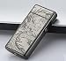 Black Skull Tesla Coil Electronic Lighters/Flame Less and Windproof Dual Arc Rechargeable,with Charging Cable