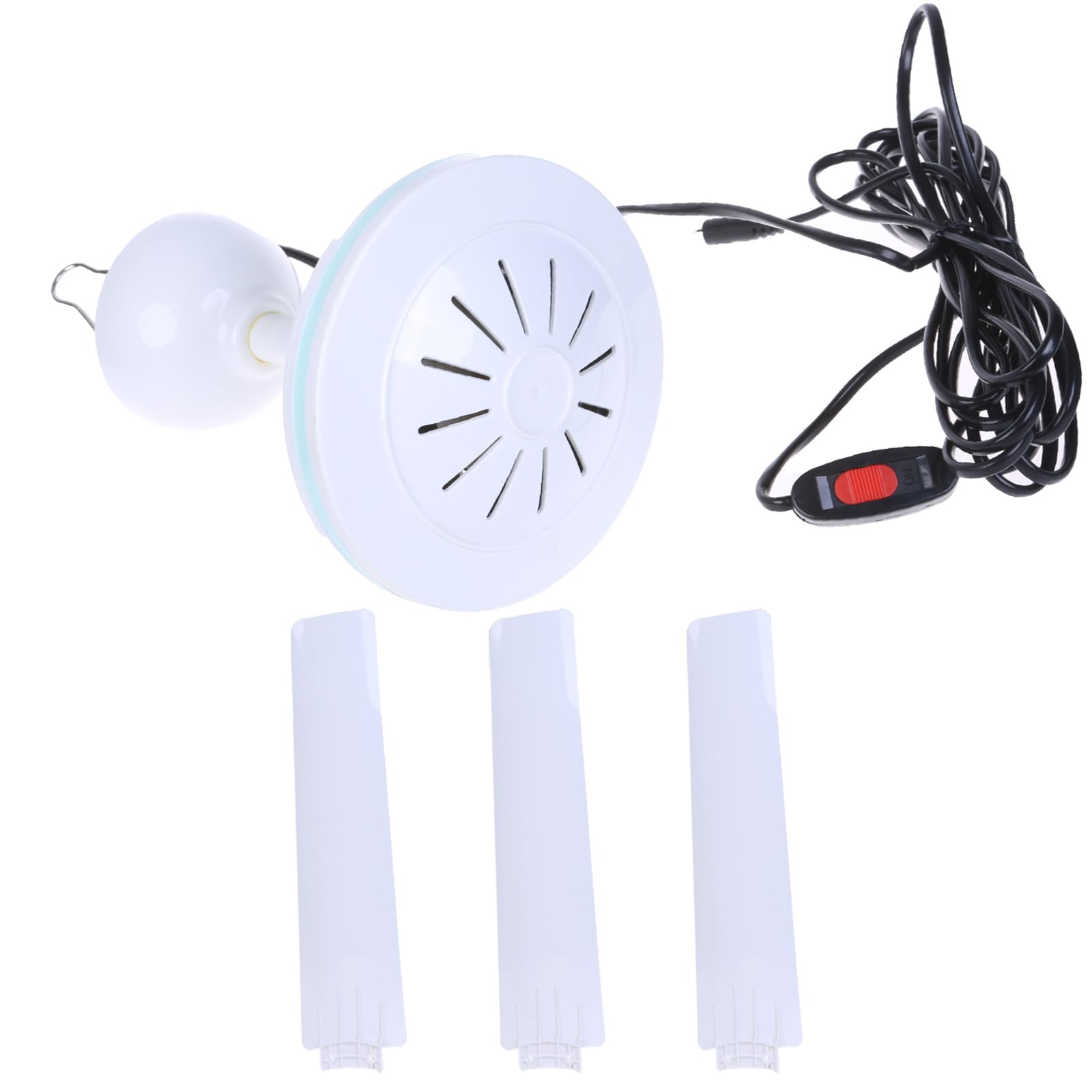 CVZJ 35inch Outdoor Ceiling Fan Hanging Ceiling Fan for Camping and Travel Tent Fan 12V 20W Quiet Operate