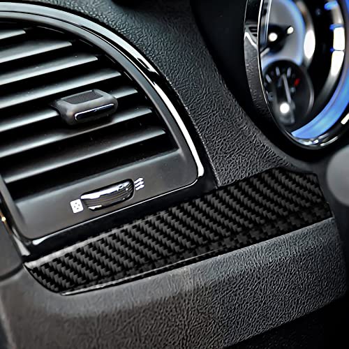 Image of Car Dashboard Cover Decals for 2011-2023 Chrysler 300 / 300C / 300S / Limited /Touring /Base Accessories Carbon Fiber Interior Stickers