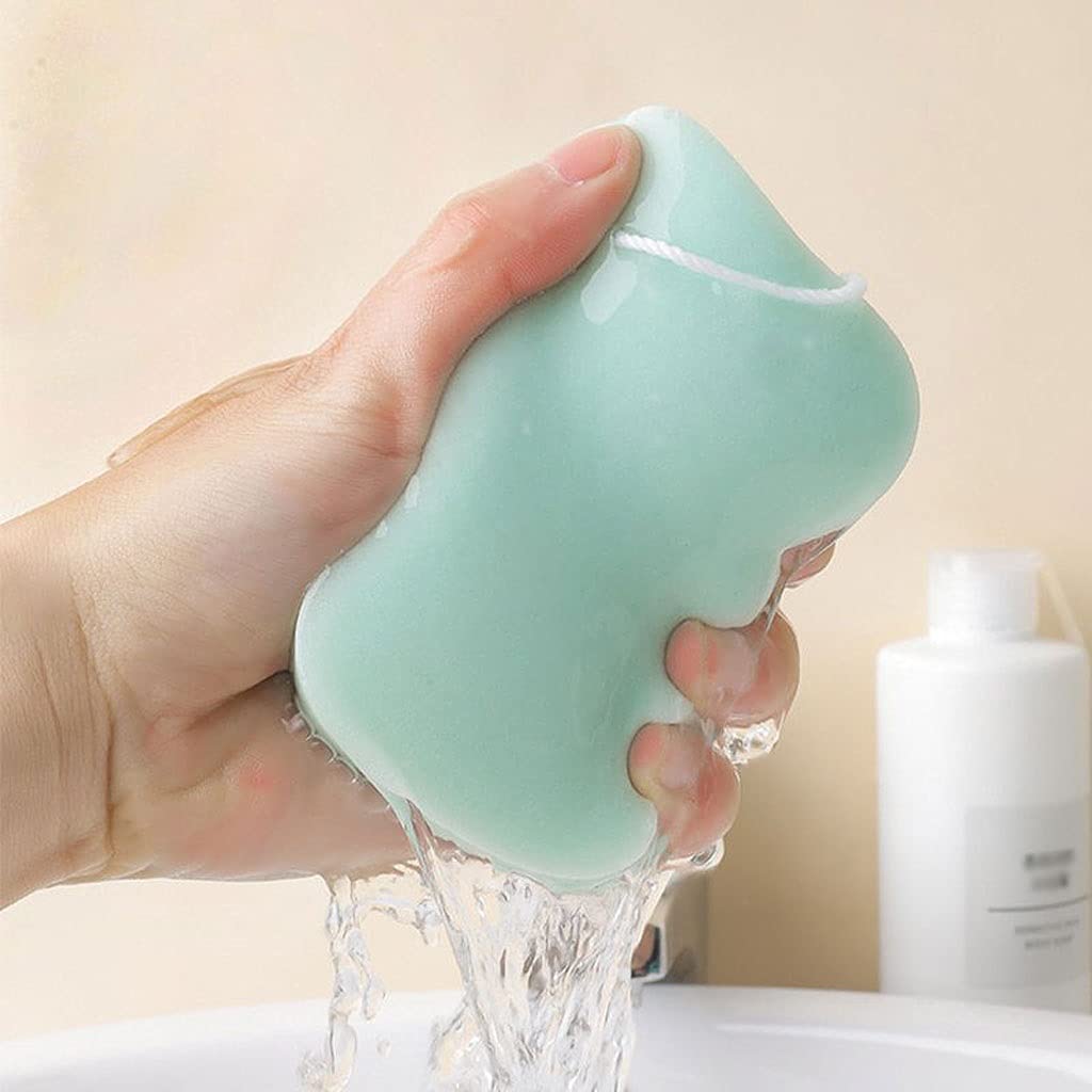 Ręcznik złuszczający Miękka gąbka do ciała Złuszczająca gąbka pod prysznic Loofahs Gąbka pod prysznic dla dorosłych i dzieci Gąbka do kąpieli Gąbka do szorowania Rękawiczki złuszczające (ko