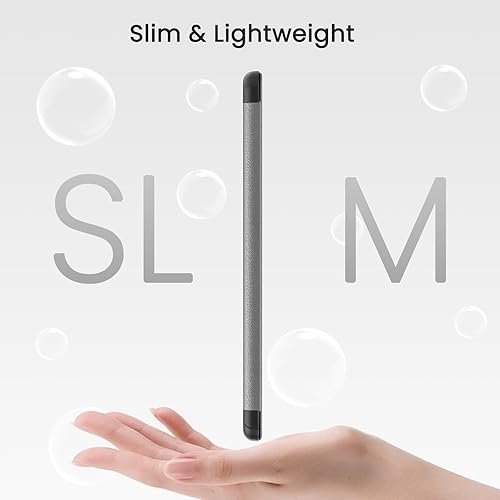 Miniatura 8 de MoKo Funda para tableta Google Pixel 2023, diseño plegable, ultra fina y delgada, de cuero TPU, protector completo, funda de soporte triple para