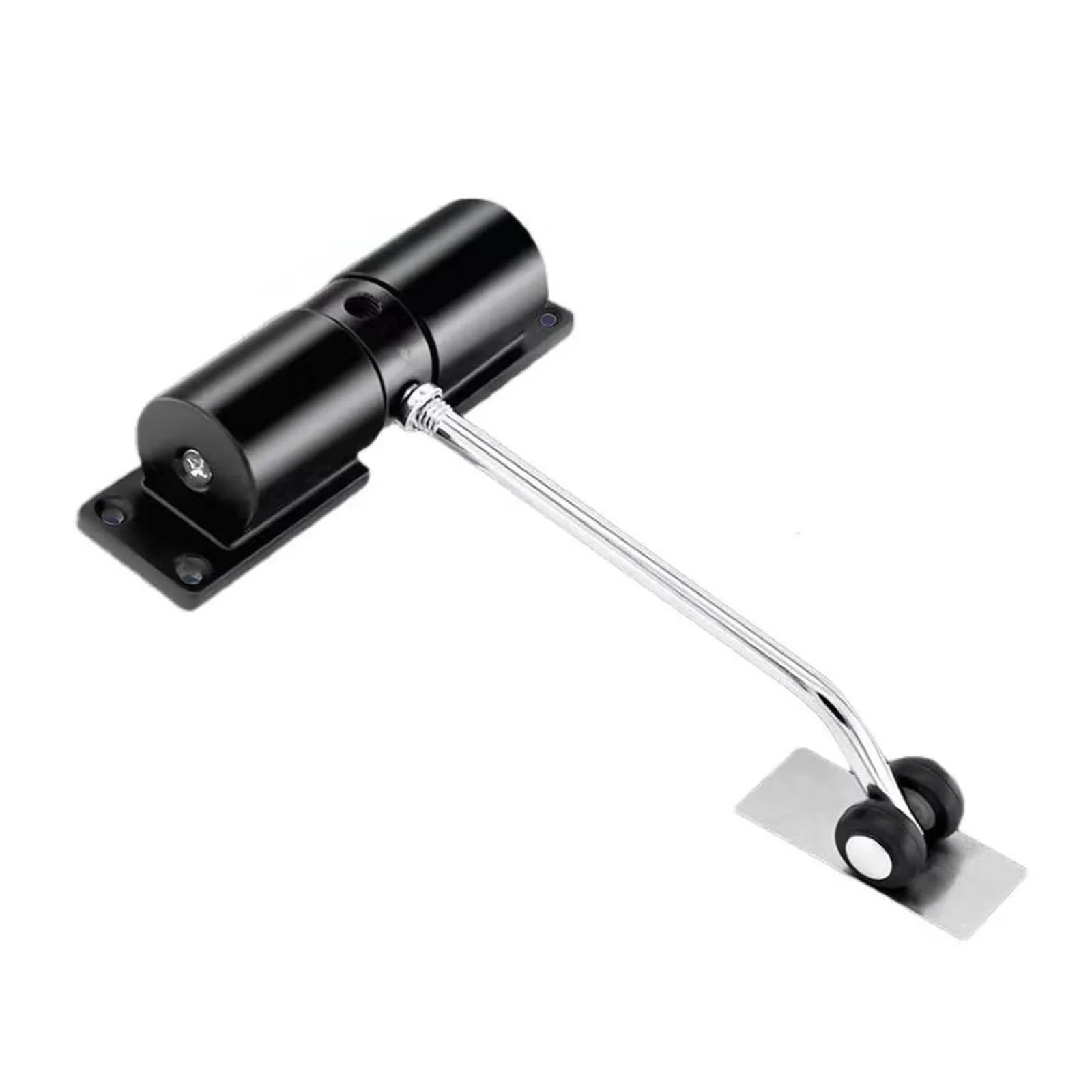 SWENEEN Door Closer Automatic Adjustable Closers Light Duty Zinc Alloy Spring Door Closer Easy For Home Commercial Use (Black),Black