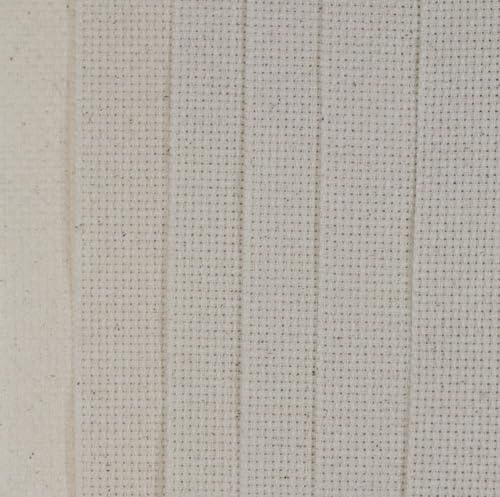 Image of KCS 4 /6 pc of 12 inch x 18 inch 30cmx45cm 16CT Counted Cotton Aida Cloth Cross Stitch Fabric (Oatmeal, 6 pc)