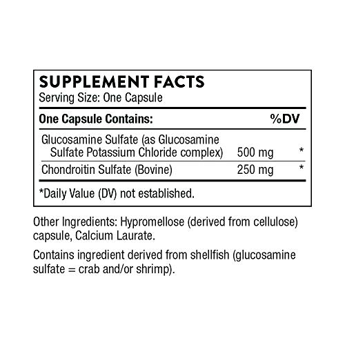 Thorne Glucosamine & Chondroitin - Support To Maintain Healthy Joint Function And Mobility - 90 Capsules #TOP1