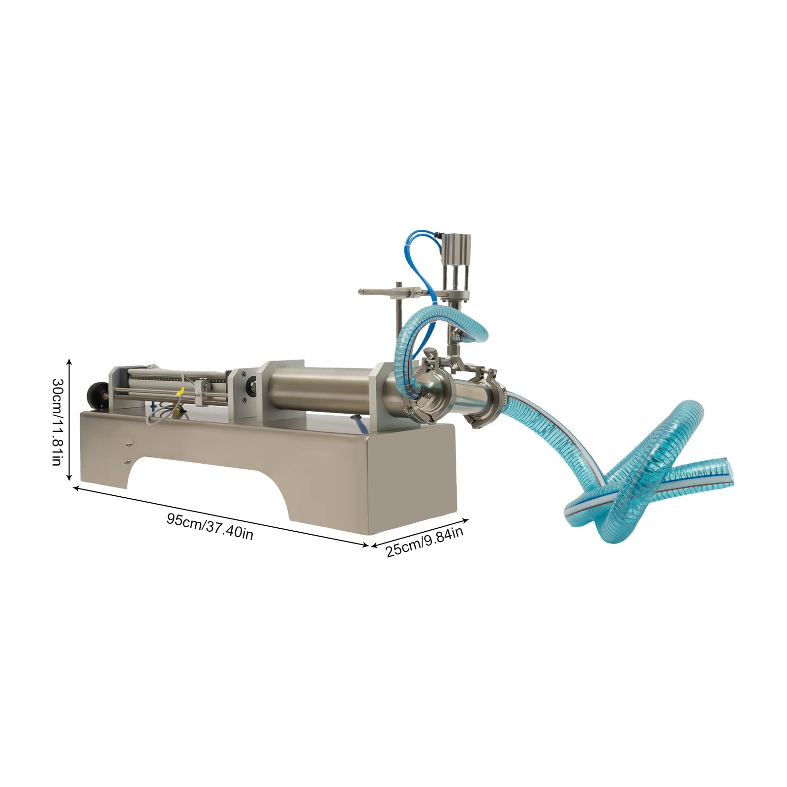 Pneumatische Abfüllmaschine, 100-1000ml Füllmaschine, Flüssige Abfüllmaschine, Kosmetische Flüssigkeitsfüllmaschine, Edelstahl Abfüllgerät, Automatisch Füllmaschine