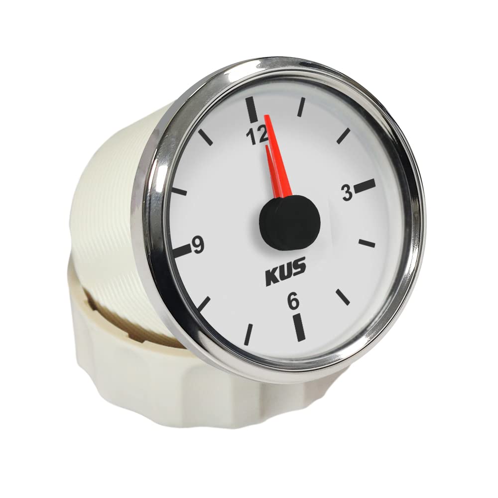 KUS Orologio in formato 12 ore con retroilluminazione 52 mm 12 V/24 V