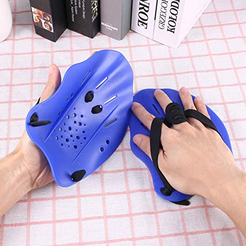 Lioobo 1 par de luvas de natação aquáticas para esportes aquáticos