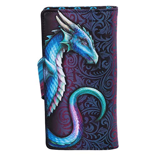 Nemesis Now Dragon Embossed Purse, Multi-Slot Wallet, Baroque Designs, Fantasy Folklore Gift, 18.5cm3