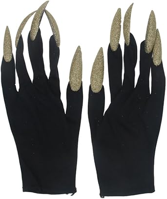 Halloween Costume Gloves Horror Long Fingernails Gloves Animal Wolf Paw Gloves for Halloween Cosplay Party Gloves