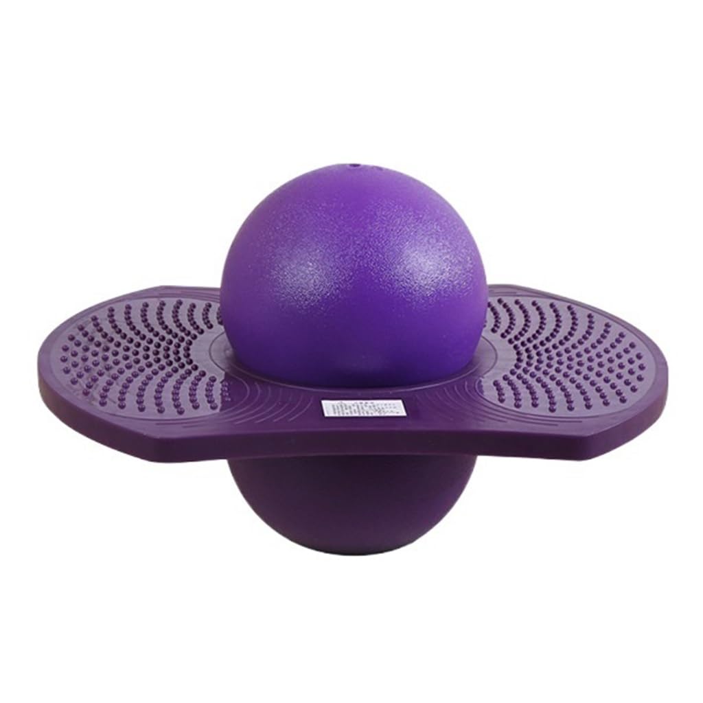 FIAVUS Pogo Bouncing Ball, Jump Stick Bounce Board, Indoor Outdoor Kids Fitness Equipment, Children Sensory Toy for Boys and Girls Ages 6+ (Color : Purple) FiavUs