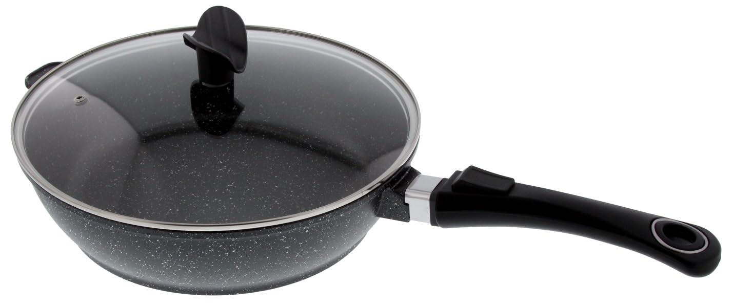 Pradel Excellence 52393M, sauteuse 28 cm, fonte aluminium, induction