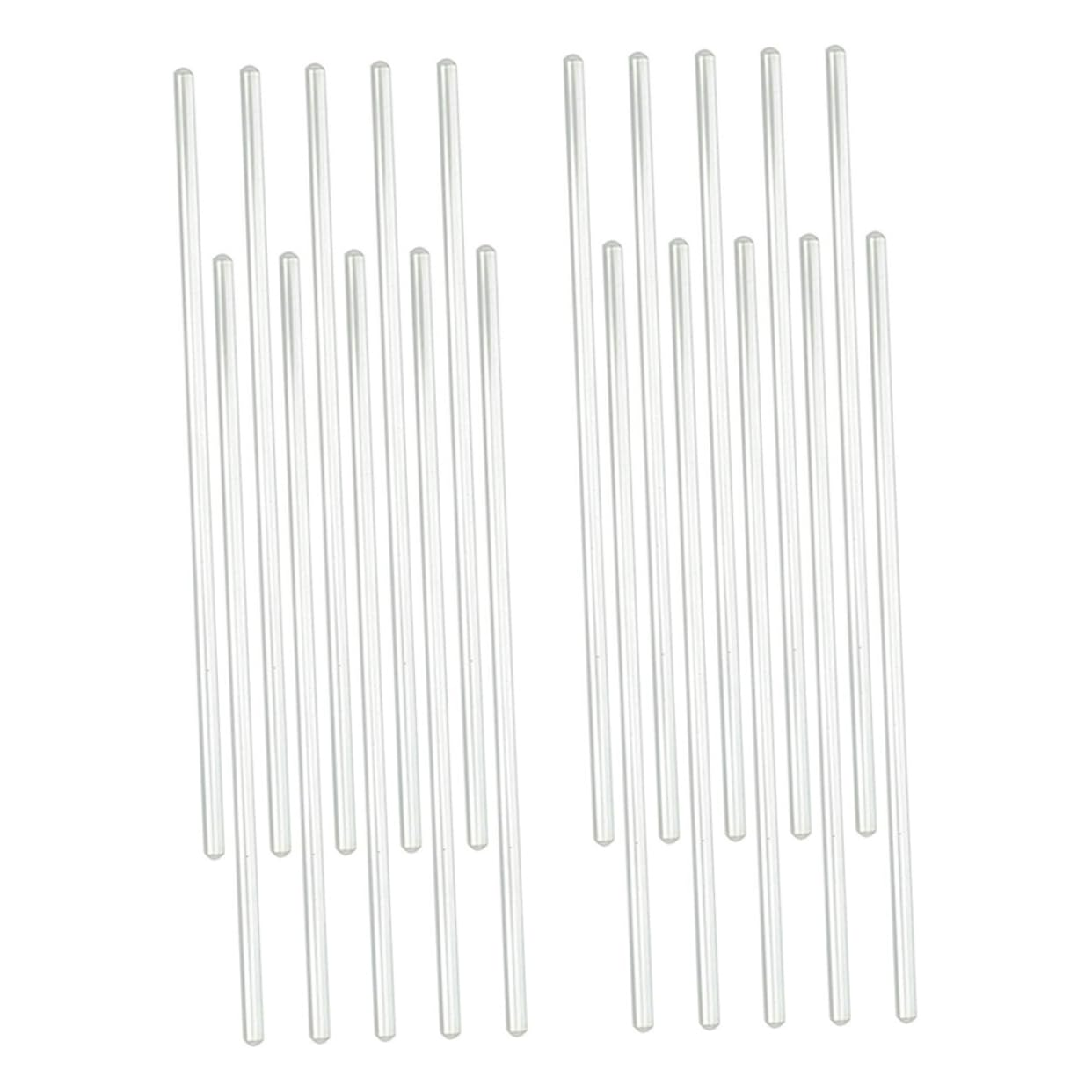 KICHOUSE 20pcs Glass Stirring Rod Lab Stirring Rod Lab Stirring Stick Tool Glasswork Lab Mixing Sticks Stirring Mixing Sticks Stir Rods Mixer Transparent High Borosilicate Glass re-usable
