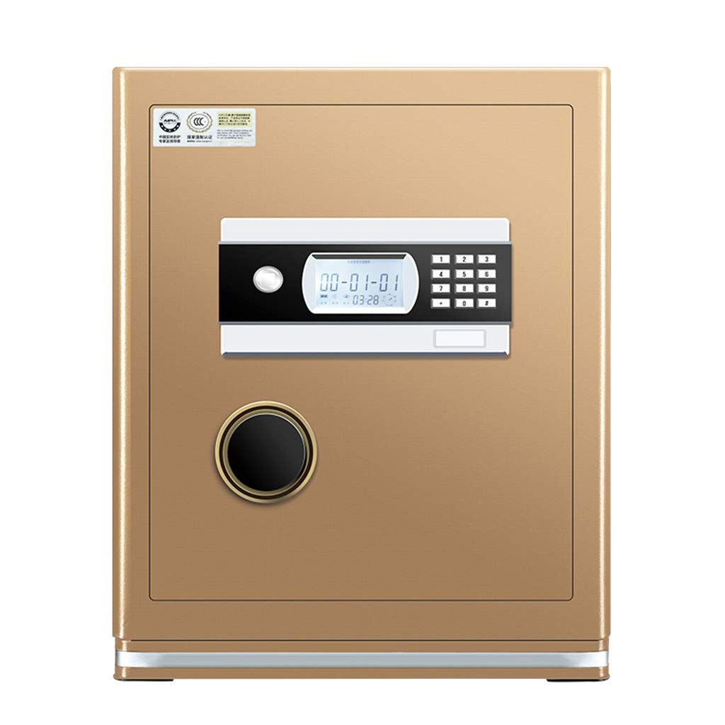 Bezpieczny dom małe elektroniczne zabezpieczenie hasłem 33 cm wysokość teczka biurowa antykradzieżowa pudełko do wkładania z zapasowym kluczem sypialnia pełna stal bezpieczny stolik nocny wystrój domu