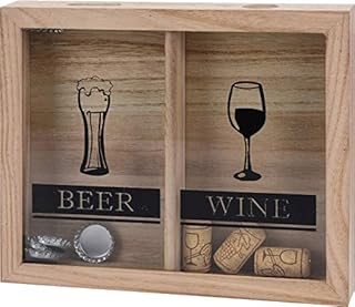 URBNLIVING Wine Cork And Beer Cap Collector Box