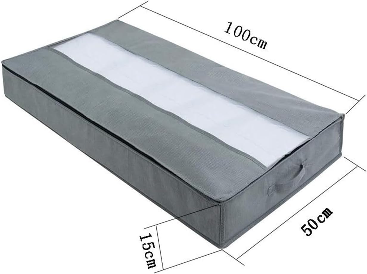 Storage Bag for Clothes Bedding Zippered Storage Bag Breathable and Foldable Storage Bag Suitable for Clothes and Quilts Storage Container(G)