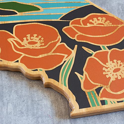 Tabla de Cortar de Bambú con Diseño California miniatura 2