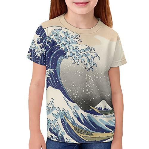 GLUDEAR Kids Paint T-Shirt Boys Girl Short Sleeve O Neck Casual Summer Tee Shirts 3-16 Years3
