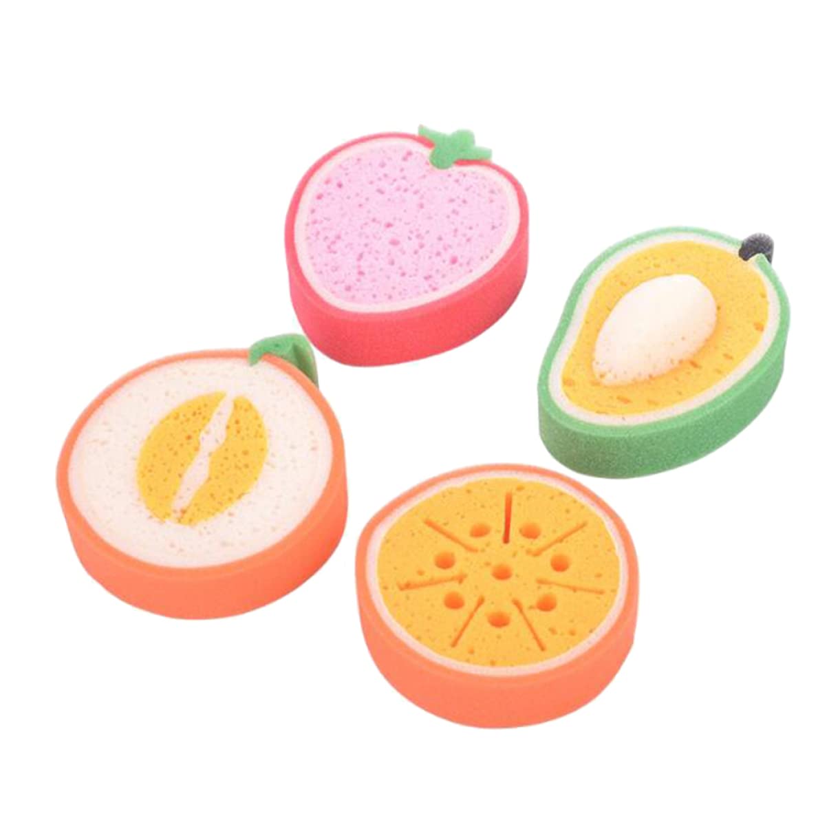 Healeved 12 Piezas esponja de ducha creativa esponja de baño natural esponjas para el cuerpo esponjas naturales esponjas corporales depuradores espesar Estropajo Corea del Sur