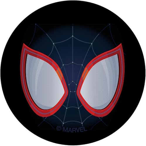 Miniatura 3 de Marvel Spider-Man Into the Spider-Verse Miles Morales Máscara PopSockets Agarre y soporte para teléfonos y tabletas, Negro