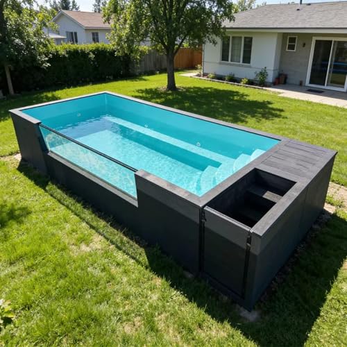 Customized Above Ground Container Swimming Pool | Prefabricated Modular Pools
