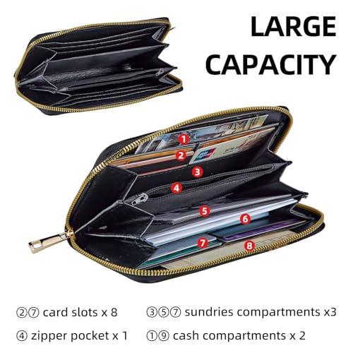 Wrist Wallets for Women, Lightweight RFID Blocking Multi-Functional Secure Wrist Purse for Travel, Daily Use-122