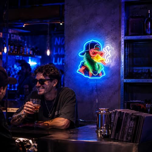 Image of Neon Sign, Duck Neon Signs for Wall Decor LED Signs Neon Light