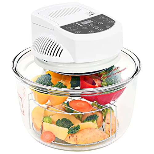 Vetnasa Horno convección halógeno Anillo extensión Temporizador 1400 W Casa y jardín, Cocina y Comedor, Electrodomésticos de Cocina, Hornos 6,1 KG