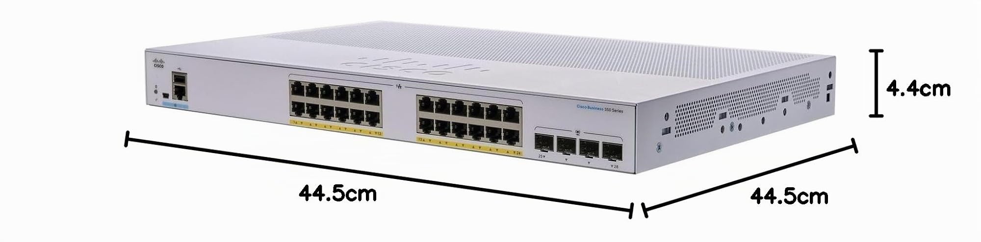 Cisco Business CBS350-24P-4G Managed Switch | 24 porte GE | PoE | 4x1G SFP | Limited Lifetime Protection (CBS350-24P-4G)