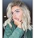Vedar Flawless Summer Style - Wob Hair (Wavy Bob Hair) Dirty Blonde Hair Brown Rooted Platinum Blonde Lace Front Wigs for Women 12 inches Wavy Blonde Wigs with Brown Roots VEDAR-031-12