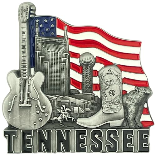 Imán Decorativo Tennessee 3x3 pulgadas