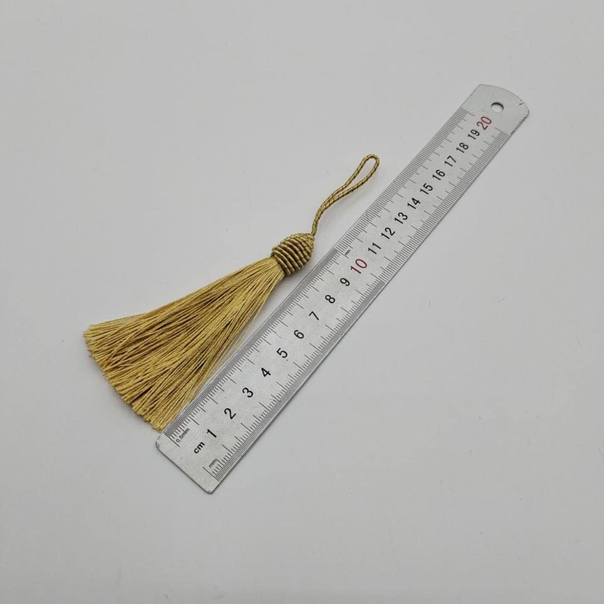 2-100 sztuk/partia 15cm wiszące liny jedwabne frędzle Fringe szycia pomponem wykończenia kluczowe frędzle dla majsterkowiczów upiększyć akcesoria do zasłon-50 sztuk, Sapphire 11 (błękitny 10 50 sztu