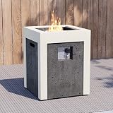 SUNBURY 19 inch Slim Black and White Portable Column
