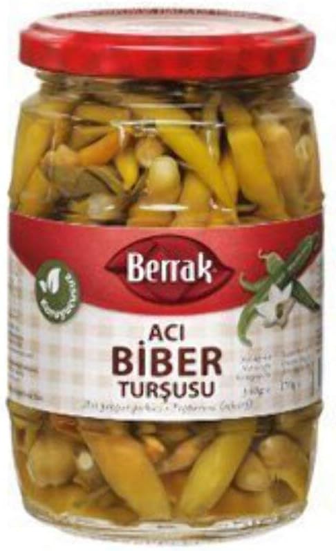BerrakHot Pepper Pickles – 1.5lb