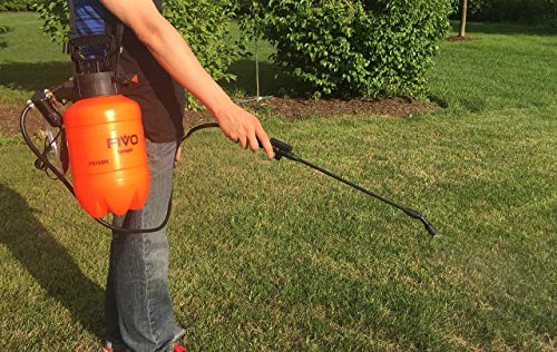 Battery Powered Sprayer and Pump Sprayer (Dual Function) for Lawn and Garden with Rechargeable Lithium Ion Power Bank and Shoulder Strap (1.35 Gallon) - Thumbnail 6