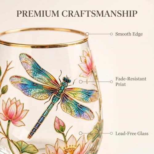 Verres à jus transparents Magpie 350 ml imprimés colibris durables