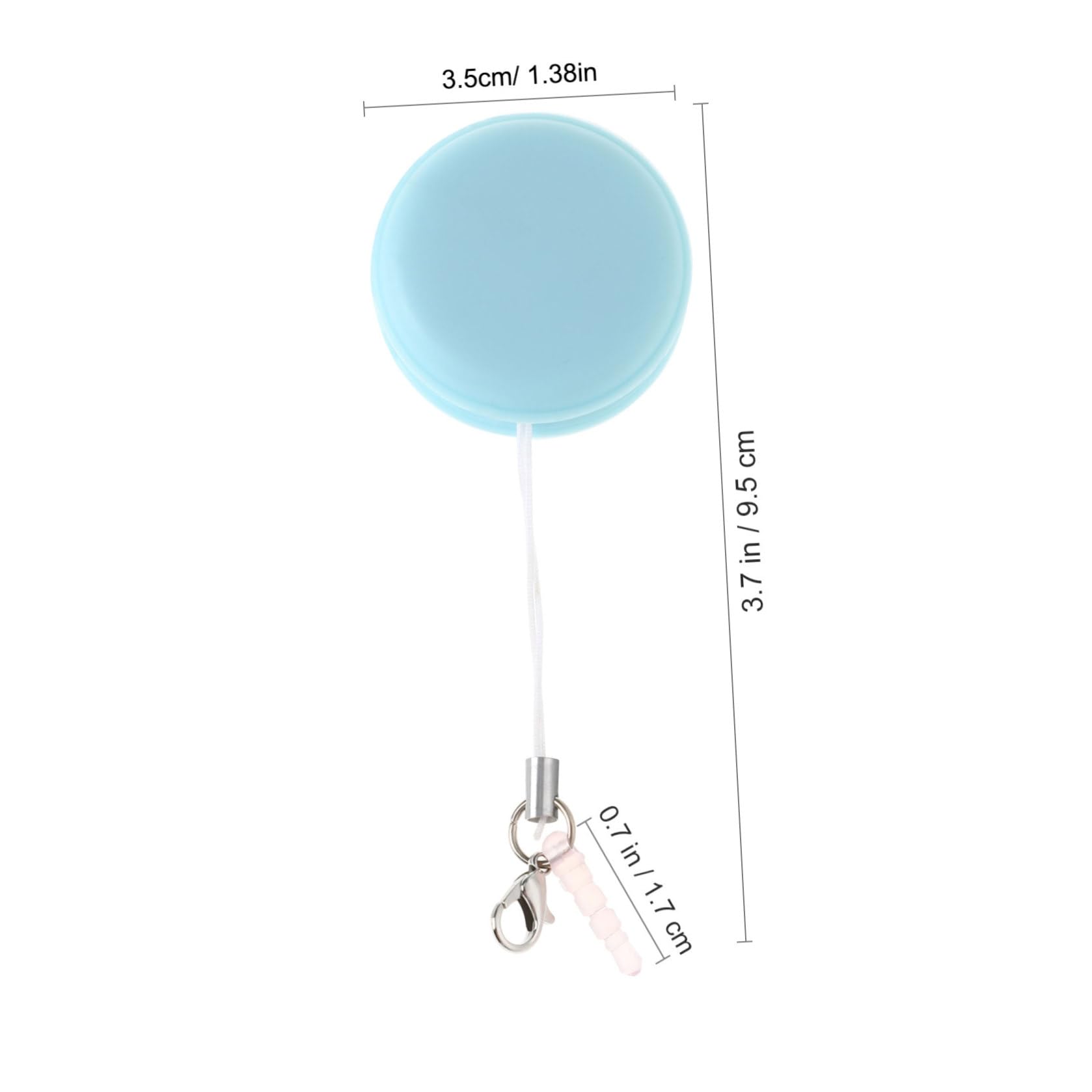 PACKOVE Toallitas Limpiadoras de Pantalla 4piezas para Teléfonos Móviles con Tapa y Llavero, Silicona y PP, Ideales para Limpiar Pantallas y Regalar
