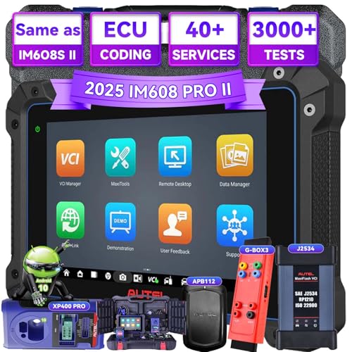 Autel MaxiIM IM608 PRO II Autel Scanner Upgrade of IM608 PRO/ IM608 II Include XP400PRO/ G-Box 3/ APB112 40+ Function Services 3000+ Active Test CAN FD DOIP Full System Diagnostic
