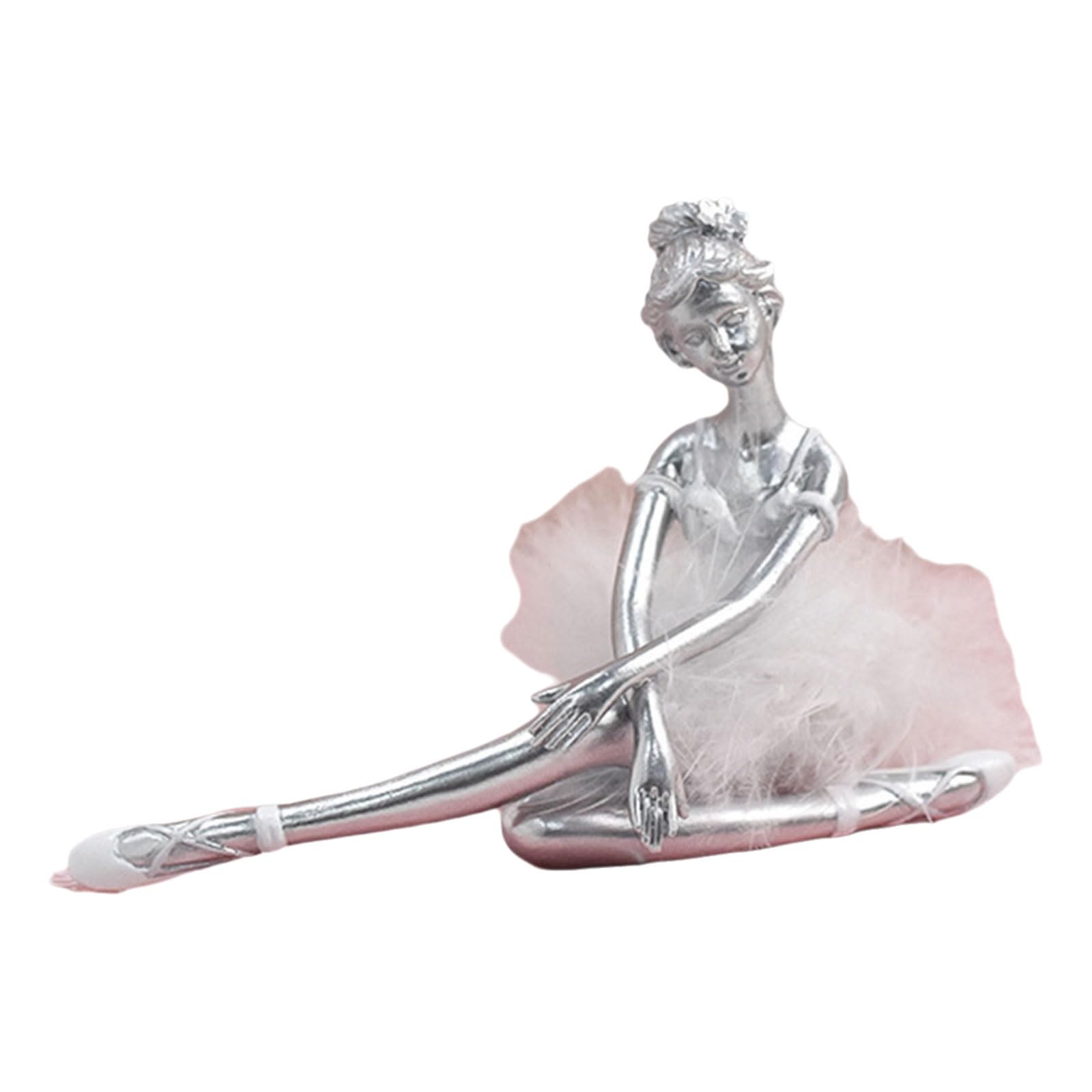 YROHGKPN Ballerinas Statue Ballet Dancer Sculpture Resins Figurine Ornament for Home Tabletop and Bookcase Decors Ballet Dancer Sculpture