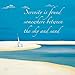 Sensazione a casa STRETCHED-CANVAS-Serenity-Sentiment-Brent-Paul-Coastal-Fine-Art stampata-cornice su legno, 14_X_14_in